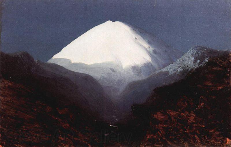 Archip Iwanowitsch Kuindshi Der Elbrus, Mondnacht Norge oil painting art